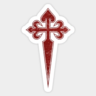 Cross of Saint James Sticker